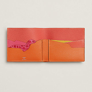 Histoire Naturelle wallet - Black | Hermès USA